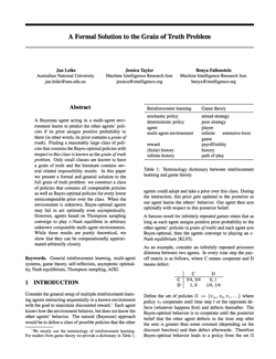 A Formal Solution to the Grain of Truth Problem