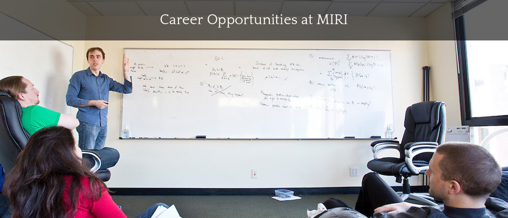 Career Opportunities at MIRI